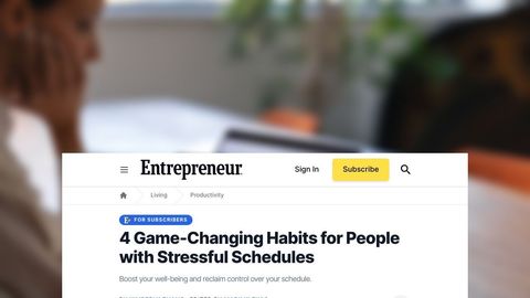 4 Proven Tactics to Handle a Busy Schedule